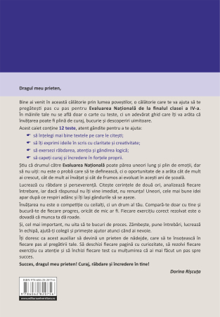 Tests for the National Assessment. Grade 4. Romanian language and literature. 12 tests [1]