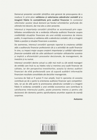 Validarea si valorizarea adevarului contabil si a imaginii fidele in contabilitate prin auditul financiar. Misiune de interes public [1]