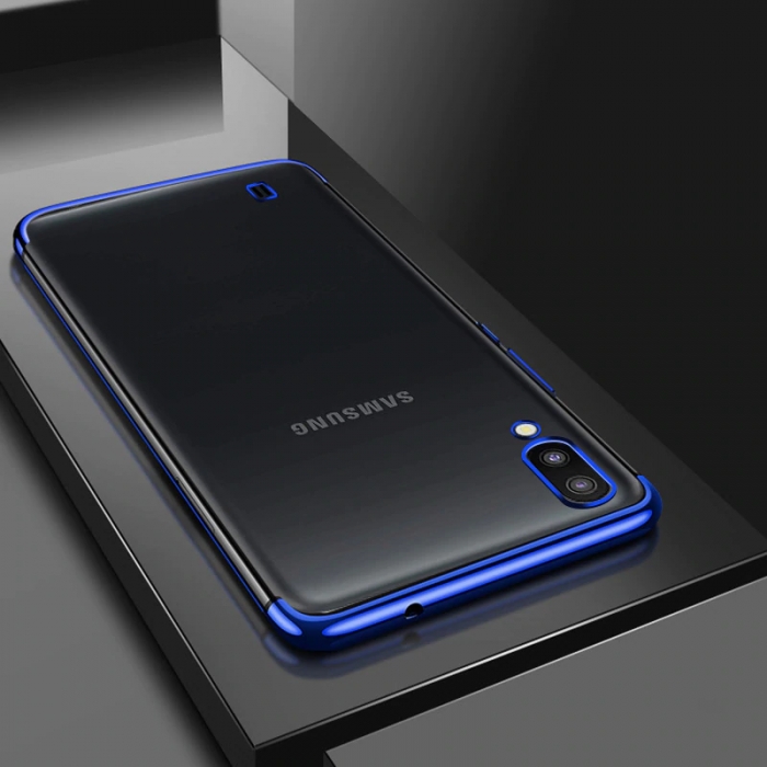 Husa silicon placat margini Samsung A10, Negru [3]