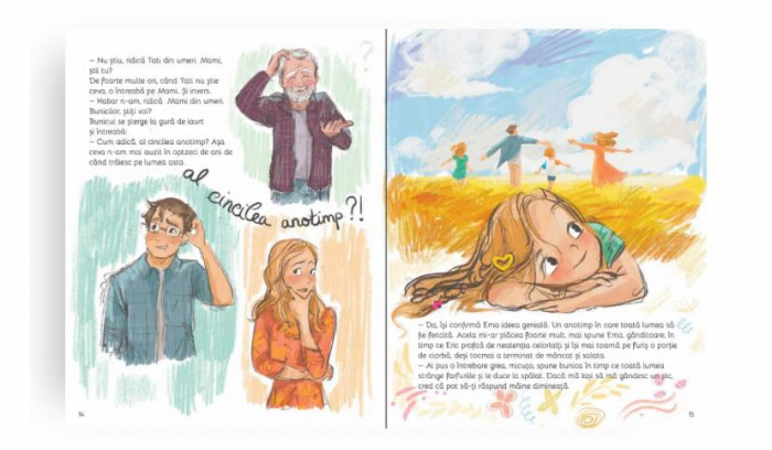 Al cincilea anotimp. Ema și Eric descoperă secretul fericirii Autor Ioana Chicet-Macoveiciuc [2]