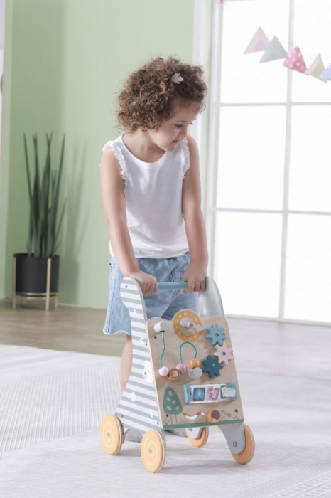 Antemergator cu activitati tip Montessori - ceas PolarB Viga [8]
