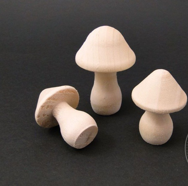 Figurine din lemn ciuperci - set/3buc [1]