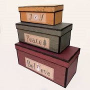 Set cutii Believe Joy Peace - pentru Craciun [1]