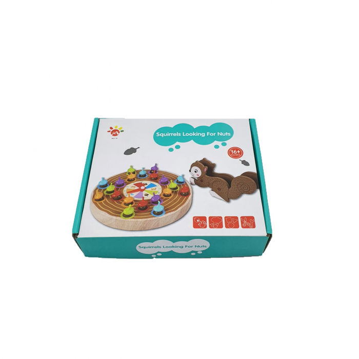 Joc de indemanare si asociere cu veverita si ghinda - plus ceas [2]