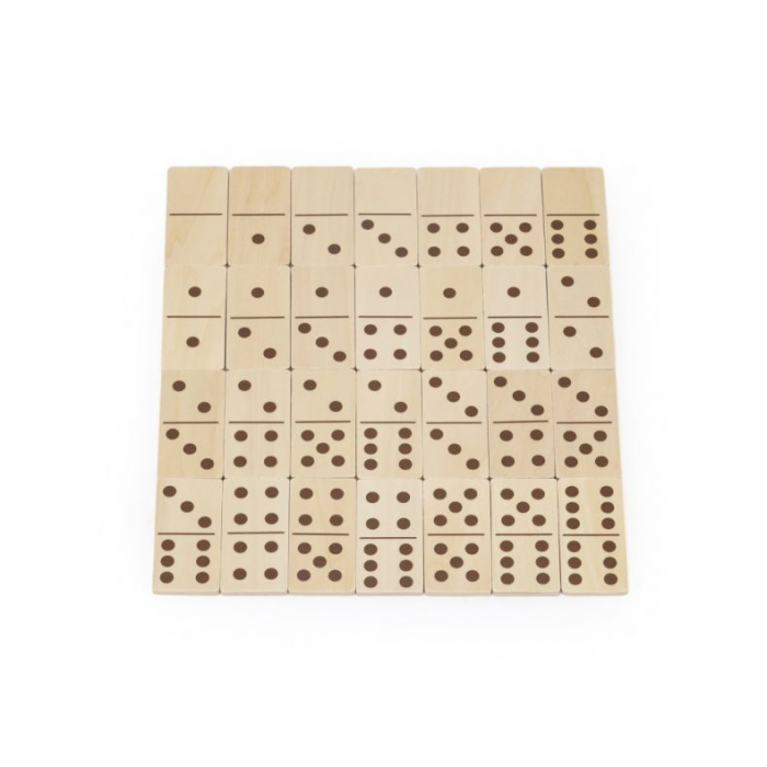 Joc Domino din Lemn Animale si Numere Viga [5]