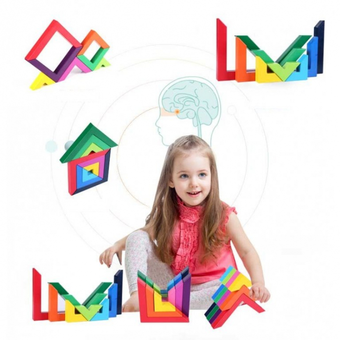 Set constructii lemn Matematice Spielmath - curcubeu [3]