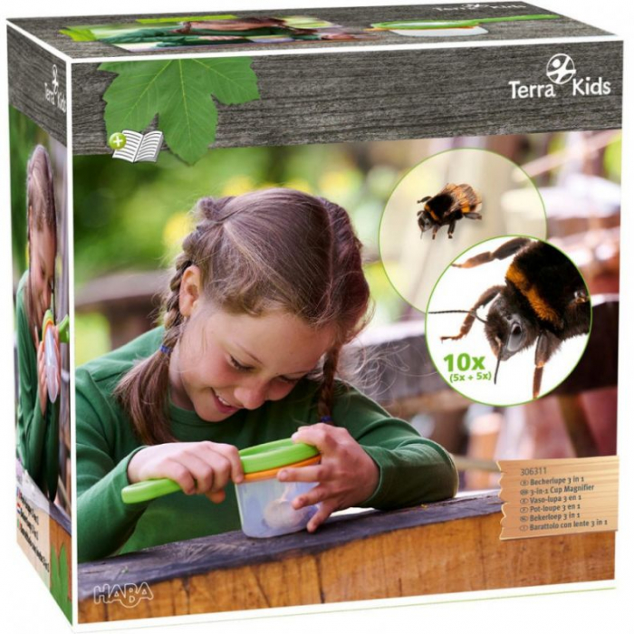 Pahar 3 in 1 cu lupa Terra Kids - Haba [4]