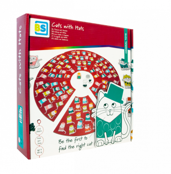 Pisici cu palarii - joc de atentie BS Toys [8]