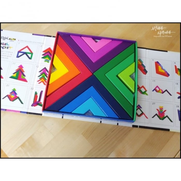 Set constructii lemn Matematice Spielmath - curcubeu [9]