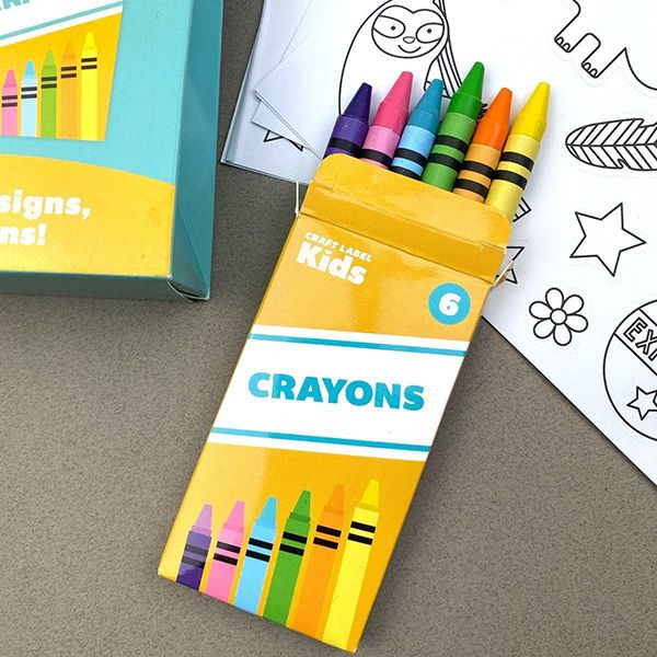 Set creativ - stickere de colorat cu animale salbatice - jungla [3]