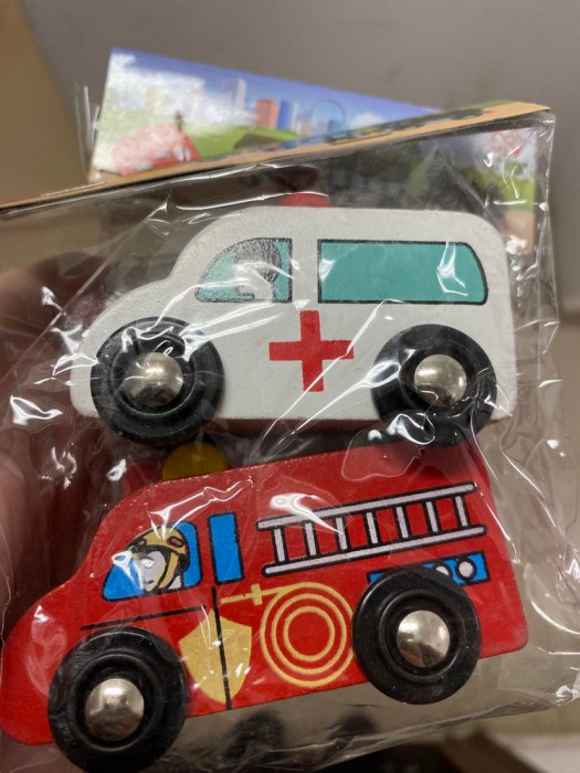 Set de 2 masini - ambulanta pompieri autobuz [2]