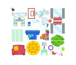 Set magnetic Magna-Tiles House cu autocolante - 28 piese [5]