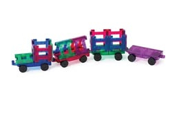 Set Playmags 20 piese magnetice tren  - joc educativ STEM [3]