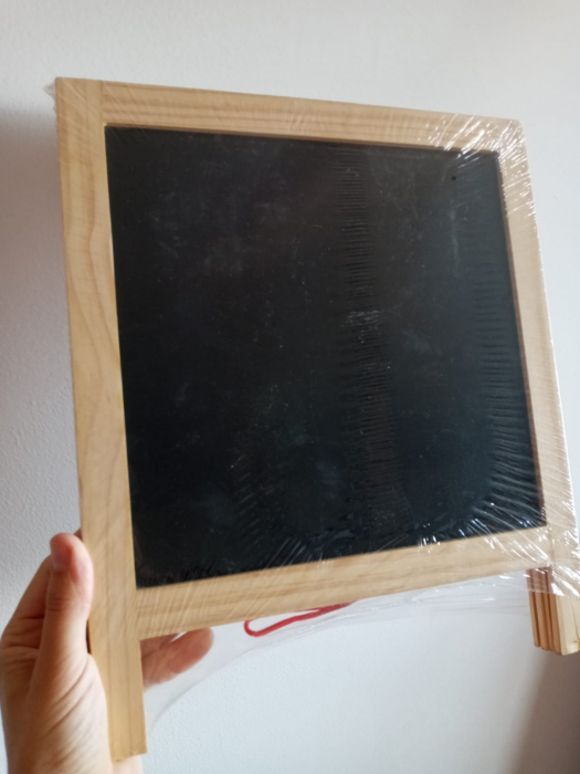 Tabla de scris pliabila din lemn cu 2 fete [5]