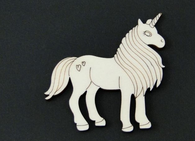 Figurina lemn - unicorn [1]