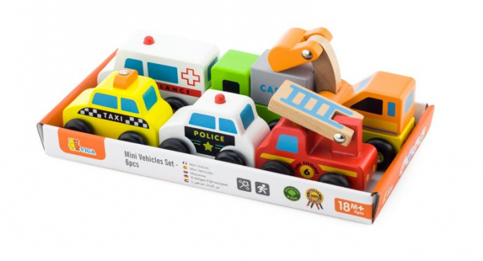 Set de 6 vehicule mini - serviciul de urgente Viga [4]