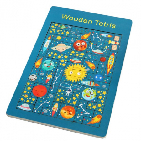 Joc tetris din lemn - sistem solar [0]
