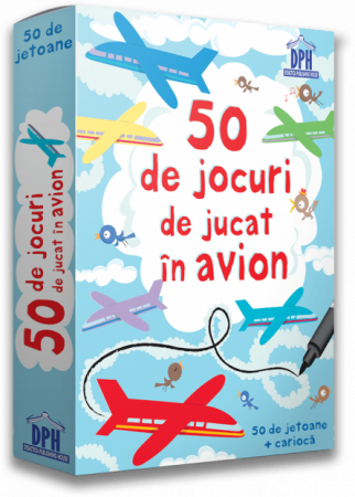 Jocuri si jucarii varsta 6 ani+ - 50 de jocuri de jucat in avion