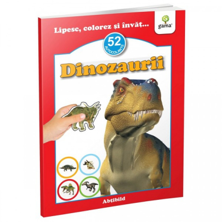 Dinozaurii - abtibild - carte cu activitati [0]