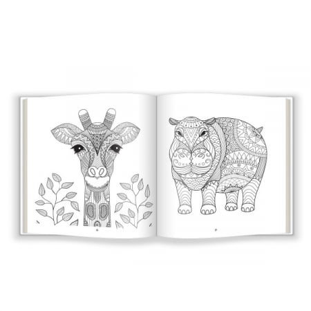 Animale. Carte de colorat ZEN pentru copii si parinti [2]