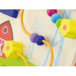 Antemergator rosu cu activitati tip Montessori [3]