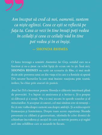 Anul lui Da CUM SĂ DANSEZI FĂRĂ GRIJI, SĂ STAI LA SOARE ȘI SĂ-ȚI FII PROPRIA PERSOANĂ de Shonda Rhimes [7]