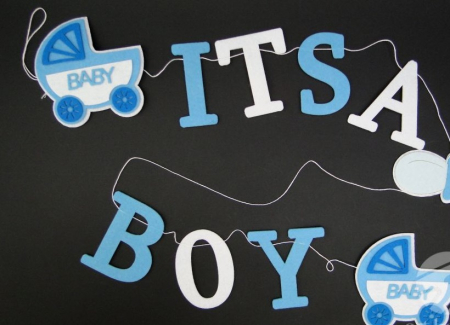 Cadouri - Banner / ghirlanda - It's a boy