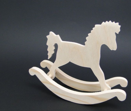 Figurine lemn - Calut balansoar din lemn