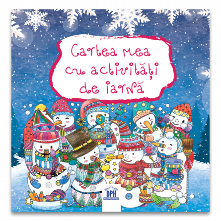 Carti de colorat si de activitati - Cartea mea cu activitati de iarna
