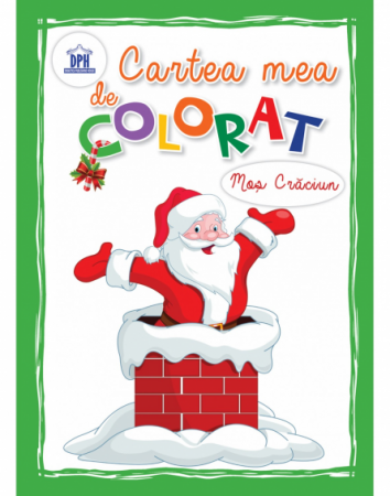 Carti de colorat si de activitati - Cartea mea de colorat - Mos Craciun