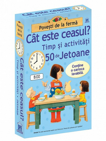 Varsta - Cat este ceasul - Timp si activitati - 50 de jetoane