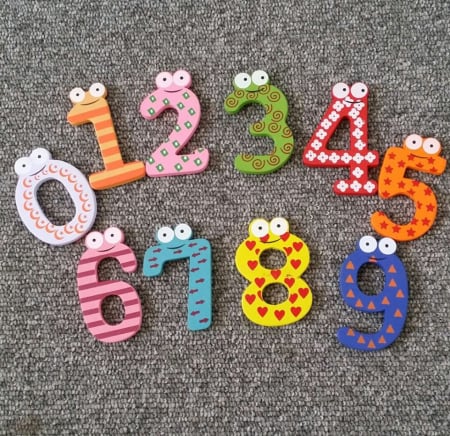 Jucarii educative - Set cifre cu magnet