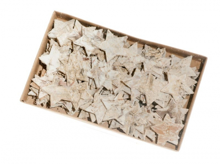 Flori, plante uscate si fructe, muschi - Stelute decorative din scoarta de copac
