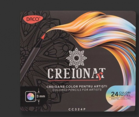 CREIOANE COLORATE pastel - creioane color pentru artisti cu ascutitoare [1]