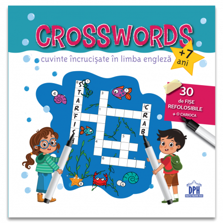 Jocuri si jucarii varsta 6 ani+ - Crosswords: Cuvinte încrucisate în limba engleza