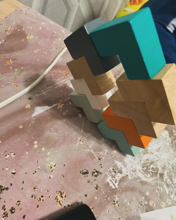 Cub 3D din lemn [2]