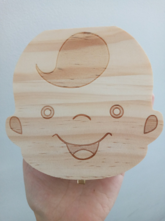 Cutii - Cutiuta pentru dintisorii de lapte - model baietel