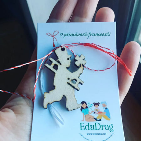 Figurine lemn - Martisor cosar
