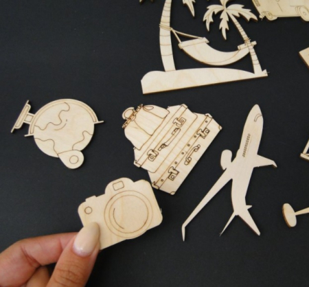 Seturi creative - Set figurine lemn - calatorie