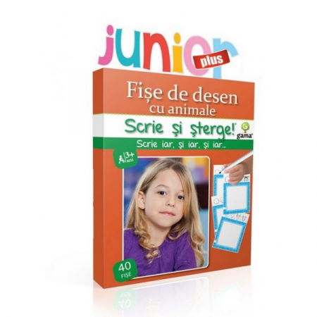 Fişe de desen cu animale - scrie si sterge [0]