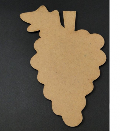 Forma placaj cu panza - strugure / copac - 20cm