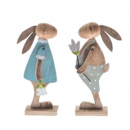 Figurine lemn - Iepure decorativ din lemn