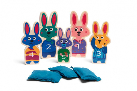 Jocuri de rol - Joc de aruncare la tinta Iepurasii la culcare BS Toys