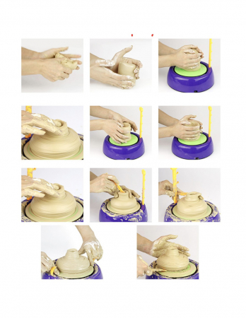 Joc creatie Roata Olarului cu lut [5]