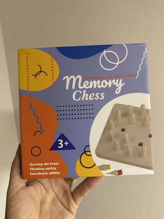 Jucarii de logica si cu notiuni de matematica - Joc de memorie - sah memory