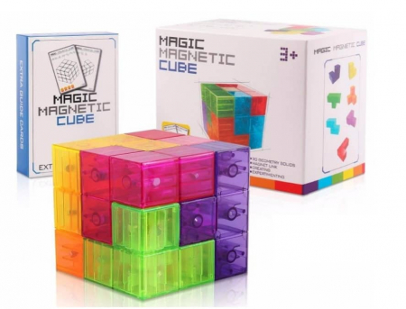 Jucarii de logica si cu notiuni de matematica - Cub Magnetic 3D