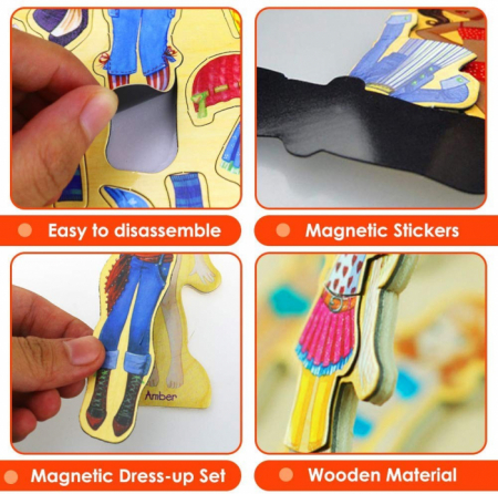 Joc magnetic interactiv Imbraca fetele [1]