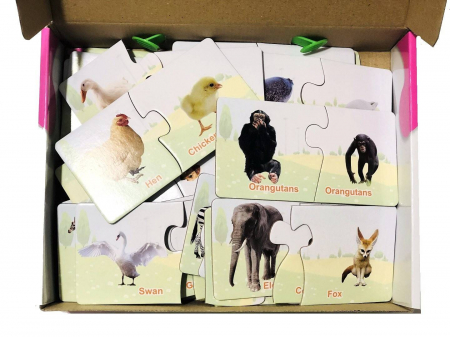 Joc Puzzle - Asociere mama si puiul [2]