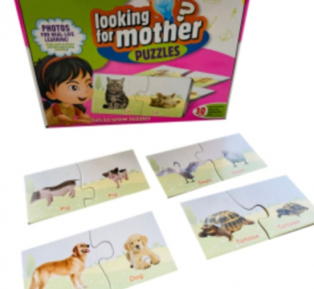 Joc Puzzle - Asociere mama si puiul [1]