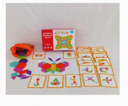 Jucarii de logica si cu notiuni de matematica - Joc tangram mozaic - puzzle